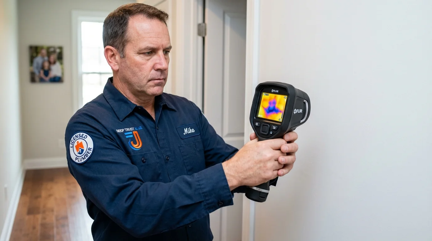 Thermal imaging leak detection by Johns Plumbing LLC in Wernersville